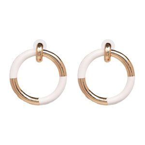 METAL ROUND EARRINGS
